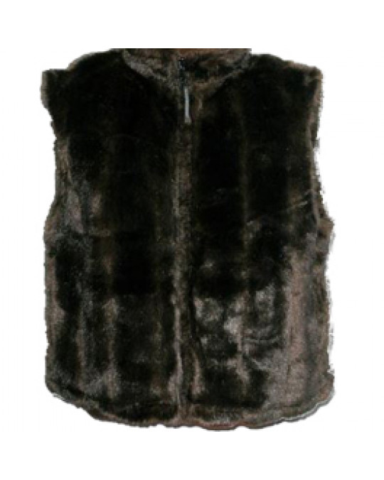 Faux Fur Weste  für Damen "Mink" Nerzoptik