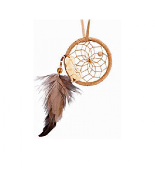 Kleiner Krafttier Traumfänger "Wolf"