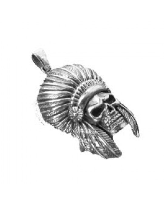 Skull- Anhänger, Schädel Häuptling