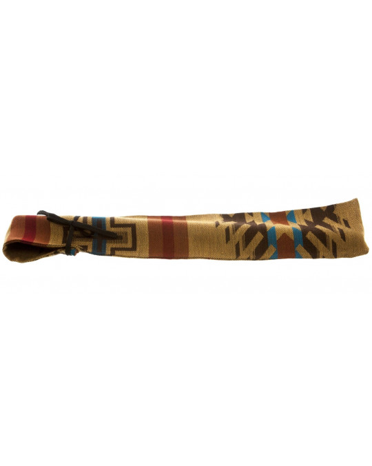 Flötenbeutel Textil mit indianischen Mustern