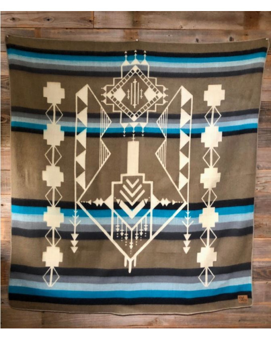 Original Ecuador, kleinere, leichte Decke, flauschig "Different Skies"
