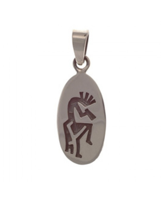 Längliches Amulett Kokopelli