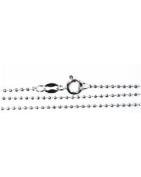 Mega feine Kugelkette 1.6 mm Kugeln
