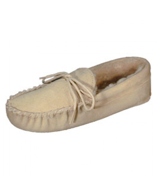 Sheepskin (Lammfell) Moccasin Hausschuh für Damen und Herren "Mikey"