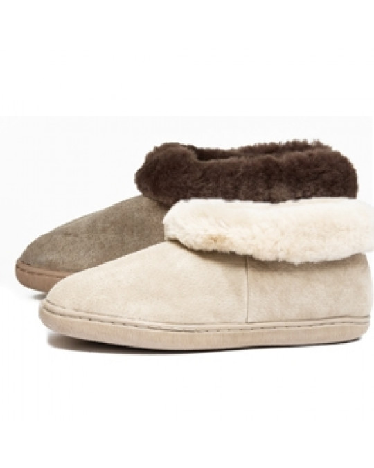 Sheepskin (Lammfell) Moccasin Hausschuh für Damen und Herren "Aspen"