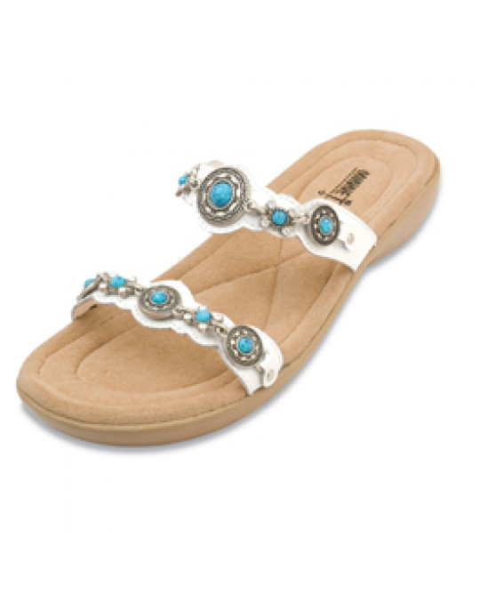 Sandale "Boca Slide" in weiss Gr. 37