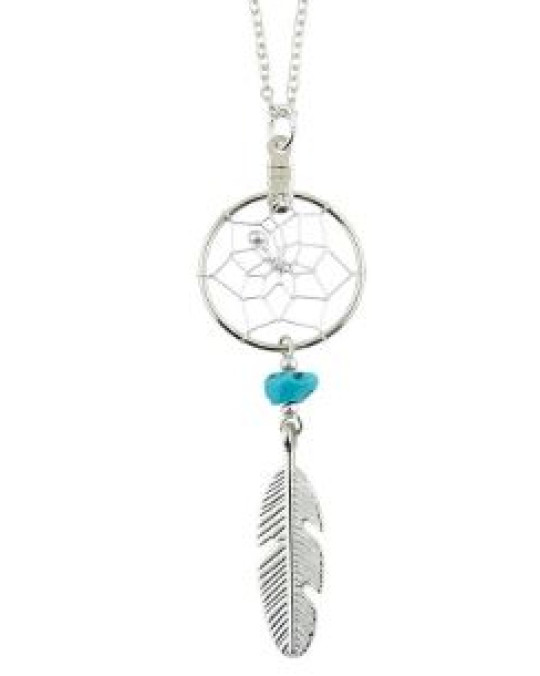 Traumfänger-Kette -  Modeschmuck aus Kanada, Türkis