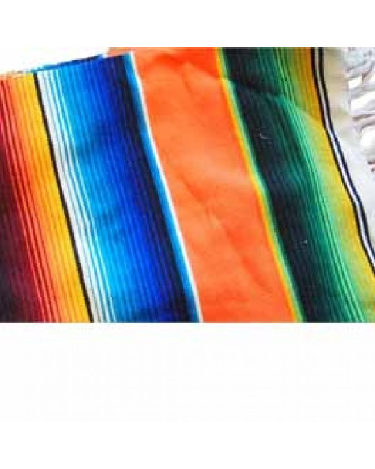 Regenbogen Decke im mexikanischen Stil-orange