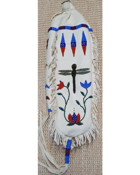 3seitiger Pfeifenbeutel der Lakota (Sioux) "Flowers"