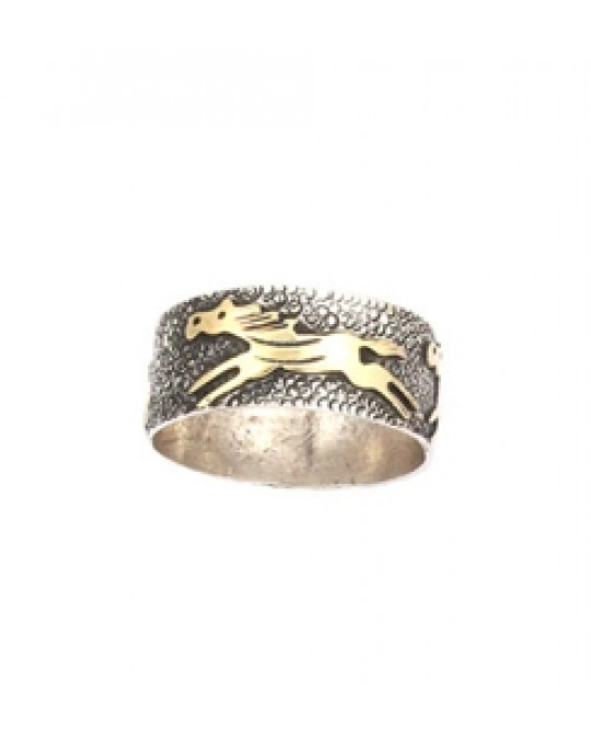 Gold/Silber Ring der Navajo