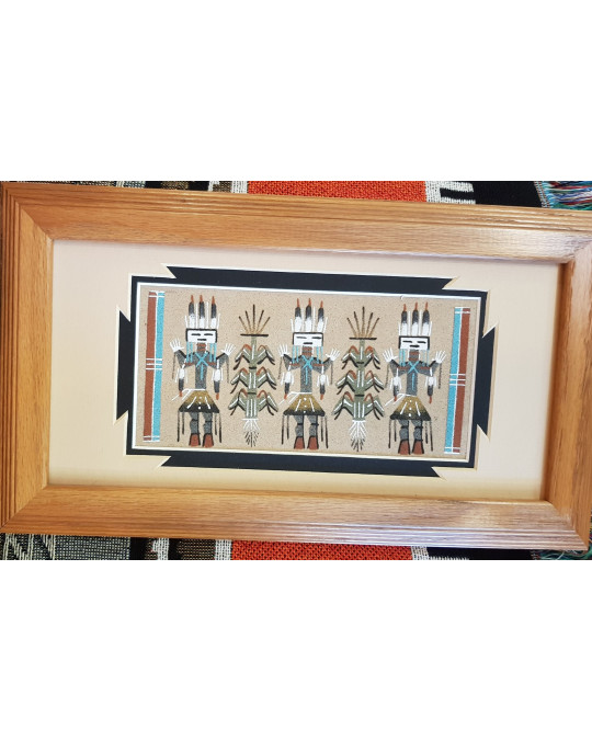 Sandbild der Navajo "Yei Dancers"