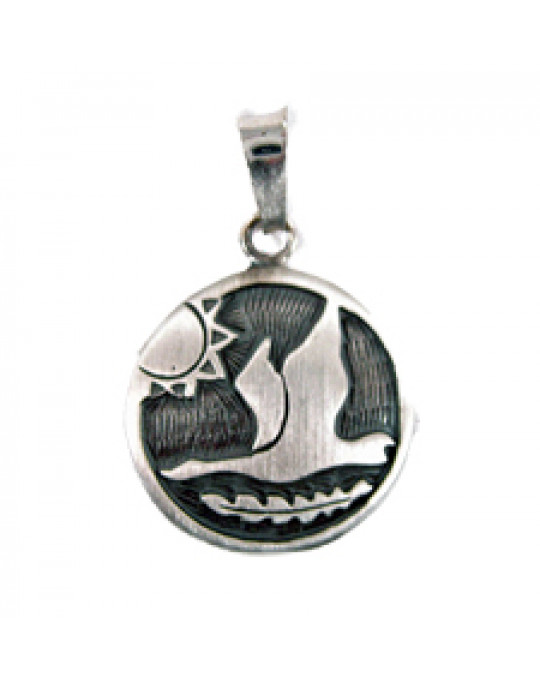 Sternzeichen-Amulett "Schneegans" 22.12.-19.1.