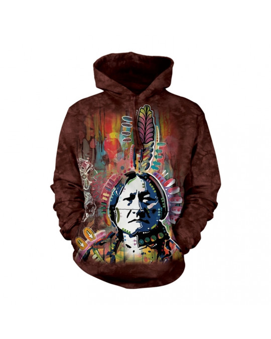 "Sitting Bull"  Hoodie (Kapuzen-Sweatshirt) von The Mountain 