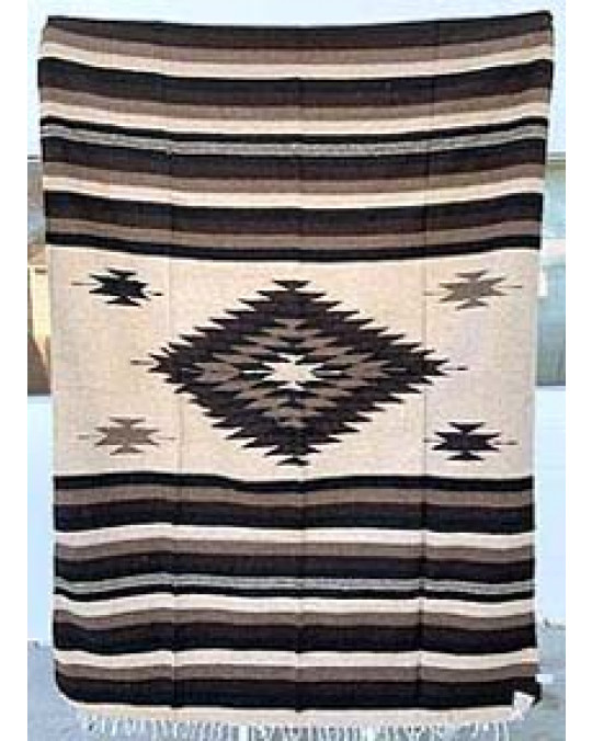 Schwere, extragrosse original mexikanische Decke/Teppich