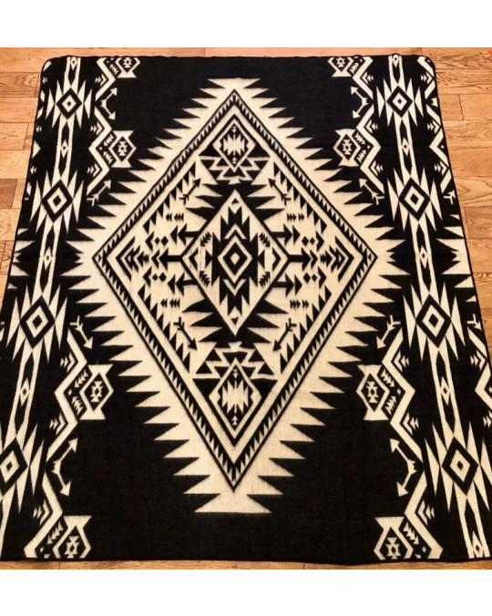 Original Ecuador leichte Decke (Throw) "Shadow and Light"