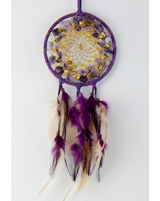 Traumfänger Visionssucher Edelstein "Delight" -mit Amethyst