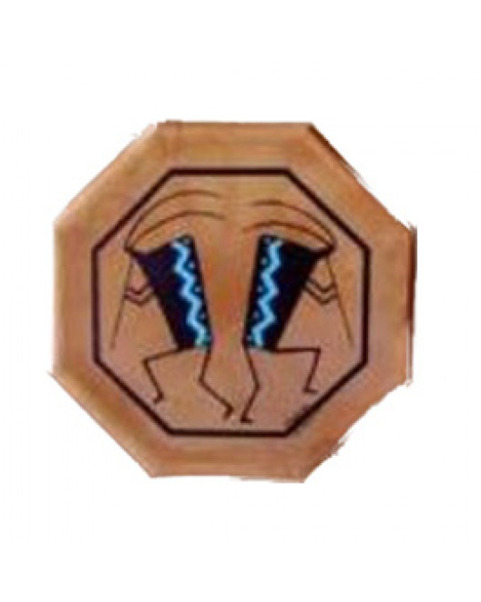 Trommel aus dem Taos Pueblo "Doppel Kokopelli"