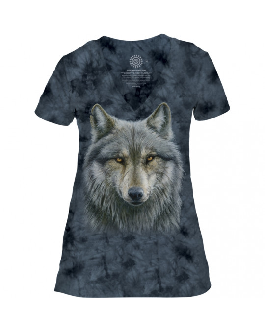 "Warrior Wolf" T-Shirt Damen Tri-Blend Grösse S