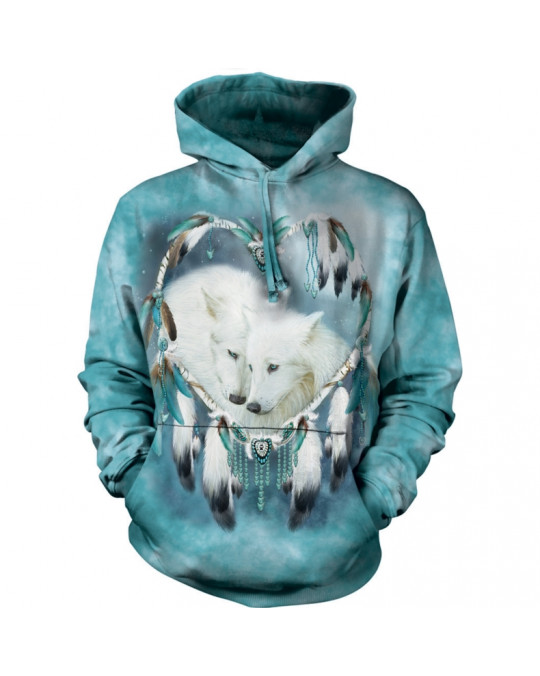 "Wolf Heart" Hoodie (Kapuzen-Sweatshirt) von The Mountain 