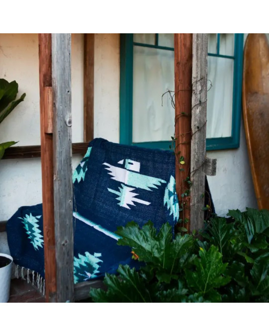 Gewobene, original mexikanische Decke "Eagle"